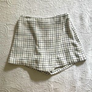 Abercrombie 〰 tweed wrap skort NWT